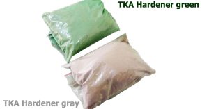 Bột xoa nền Hardener màu xanh, xám