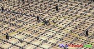 Thi công con kê bê tông bằng nhựa, cục kê bê bê tông TKA Plastic concrete spacer