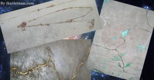 Trang trí vết nứt bê tông